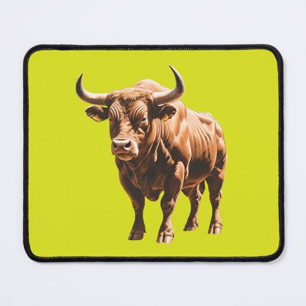 Item preview, Angry Bull Illustration, Powerful Animal Art, Fierce Bull Drawing designed and sold by Art-Design-EM.