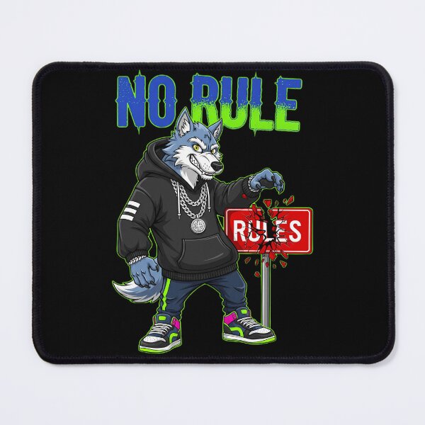 Item preview, No Rule Wolf designed and sold by SunforgedArt.