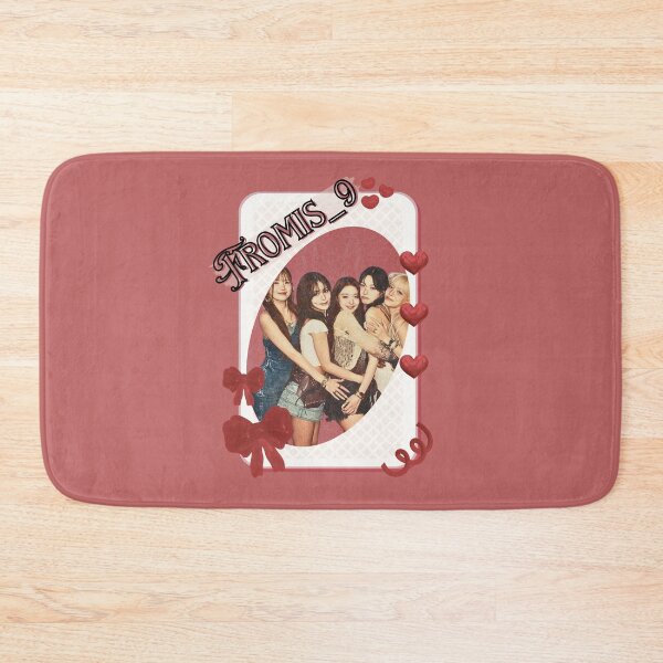 Item preview, fromis_9 Kpop Girl Group Card Red Aesthetic Collage Design designed and sold by AJUNICE STUDIO.
