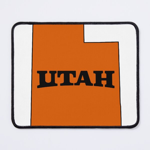 Item preview, Utah Minimalist State Graphic – Bold Orange Outline Design designed and sold by ArtSpireWorks.