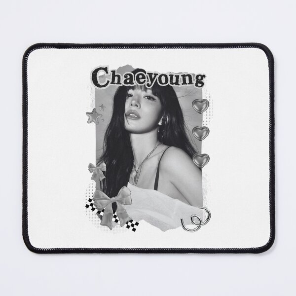 Item preview, Fromis_9 Chaeyoung Kpop Girl Group Black and White Collage Design designed and sold by AJUNICE STUDIO.