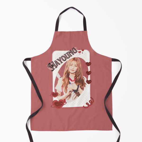 Item preview, Fromis_9  Hayoung Kpop Girl Group Card Red Aesthetic Collage Design designed and sold by AJUNICE STUDIO.