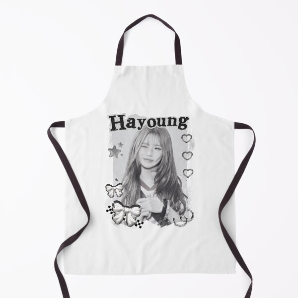 Item preview, Fromis_9 Hayoung Kpop Girl Group Black and White Collage Design designed and sold by AJUNICE STUDIO.