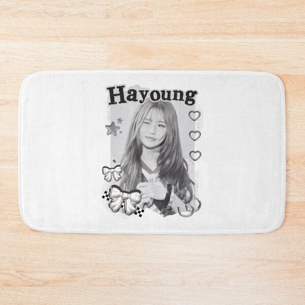 Item preview, Fromis_9 Hayoung Kpop Girl Group Black and White Collage Design designed and sold by AJUNICE STUDIO.