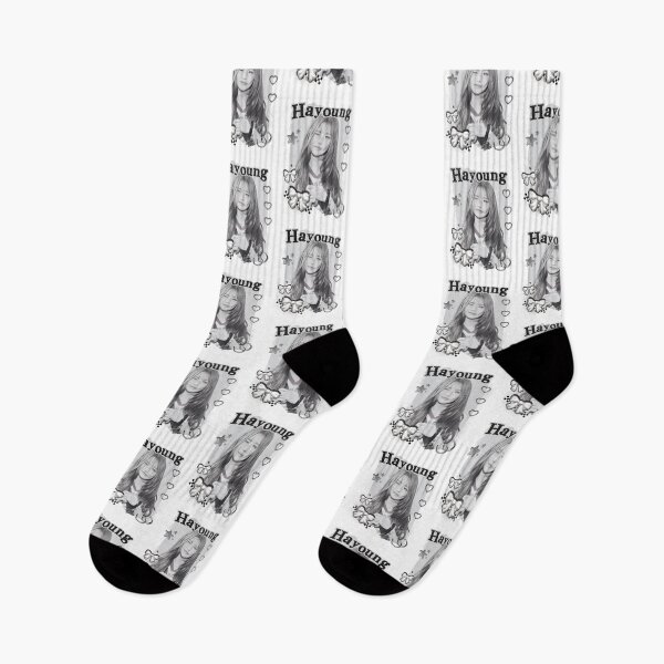 Item preview, Fromis_9 Hayoung Kpop Girl Group Black and White Collage Design designed and sold by AJUNICE STUDIO.