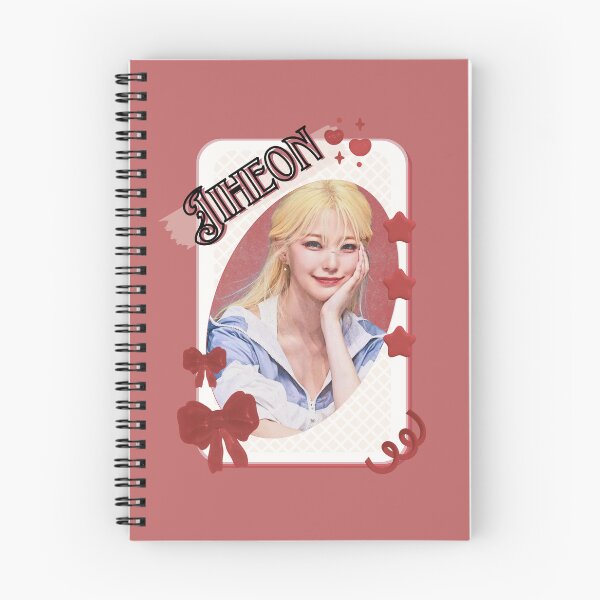 Item preview, Fromis_9 Jiheon Kpop Girl Group Card Red Aesthetic Collage Design designed and sold by AJUNICE STUDIO.