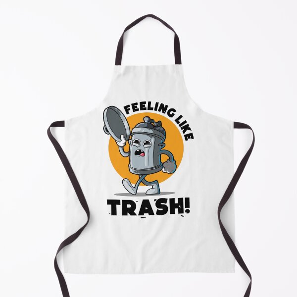 Item preview, Feeling like trash - funny tired and hungover trashed design (on light colors) designed and sold by messy-nessie.