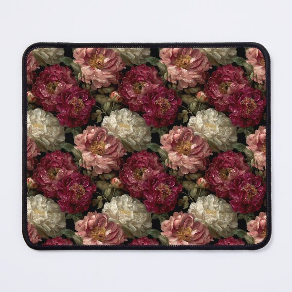 Item preview, Romantic Dark Floral Peony Pattern designed and sold by Prismatect.