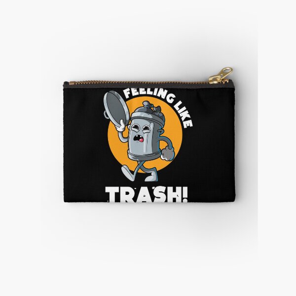 Item preview, Feeling like trash - funny tired and hungover trashed design (on dark colors) designed and sold by messy-nessie.