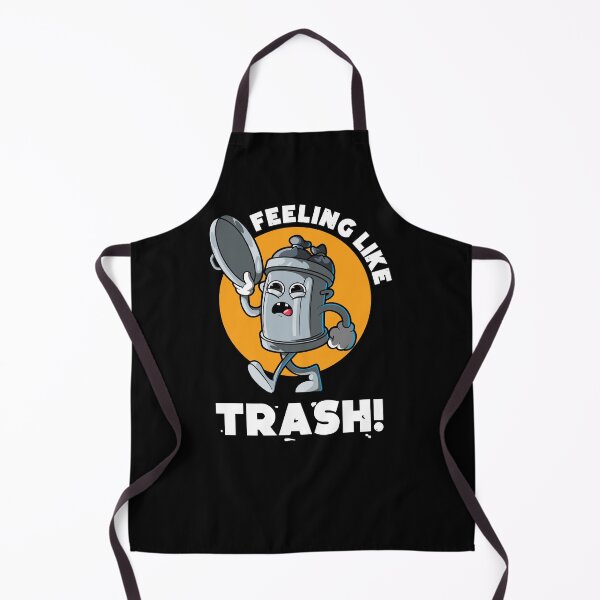 Item preview, Feeling like trash - funny tired and hungover trashed design (on dark colors) designed and sold by messy-nessie.
