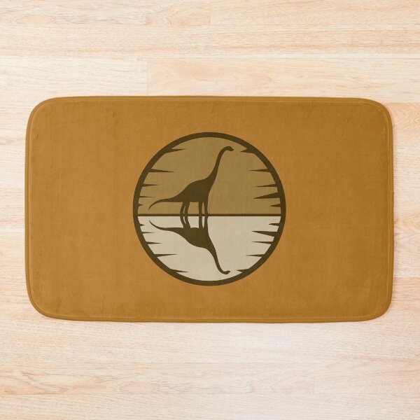 Item preview, Brachiosaurus Sun Reflection Round Long Neck Giant Dino designed and sold by shirt-o-mat.