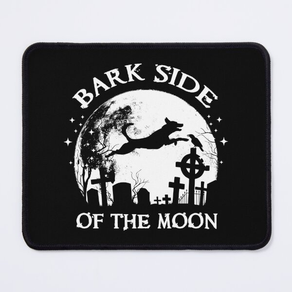 Item preview, Bark Side of the Moon Gothic Dog Halloween Moon Graveyard Design designed and sold by Dmetalx Art Apparel.