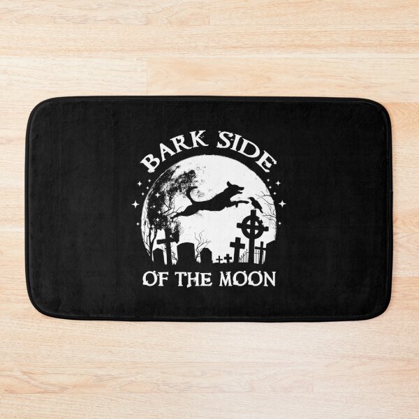 Item preview, Bark Side of the Moon Gothic Dog Halloween Moon Graveyard Design designed and sold by Dmetalx Art Apparel.
