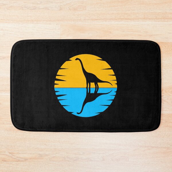 Item preview, Brachiosaurus Sun Reflection Round Long Neck Giant Dino designed and sold by shirt-o-mat.