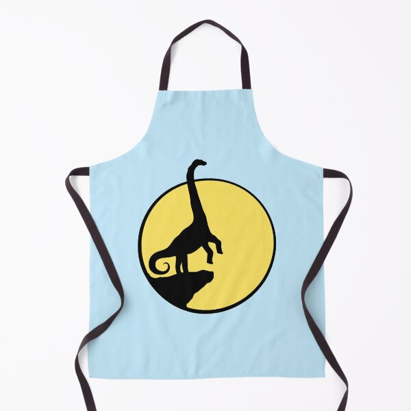 Item preview, Brachiosaurus Mountain Cliff Moon Night Long Neck Giant Dino designed and sold by shirt-o-mat.