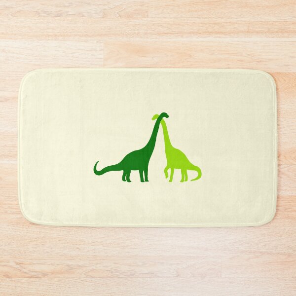 Item preview, 2 Brachiosaurus Long Neck Love Couple Romantic Valentine's Day designed and sold by shirt-o-mat.