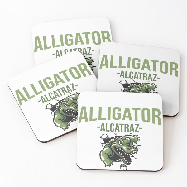 Item preview, Alligator Alcatraz designed and sold by PIXEL POP DESIGNS - Beyond the Norm!.