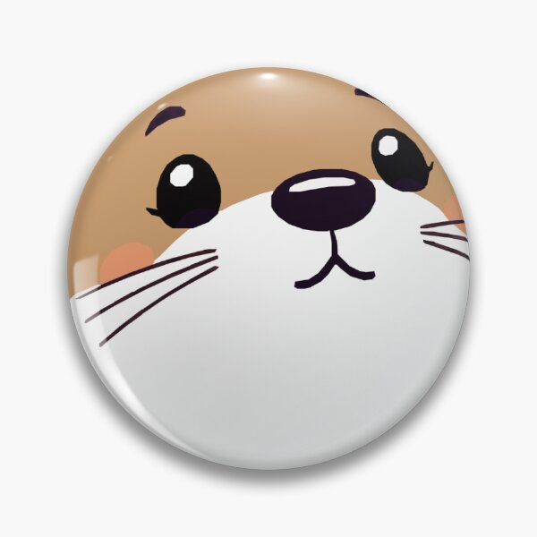 Item preview, Chibi Otter Sticker – Cute Kawaii Sea Otter Illustration designed and sold by DreamyChaos.