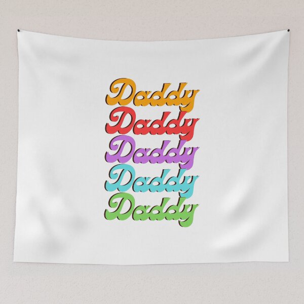 Item preview, Daddy, Daddy, Daddy, Retro Colourful Font  designed and sold by AASparksDesigns.