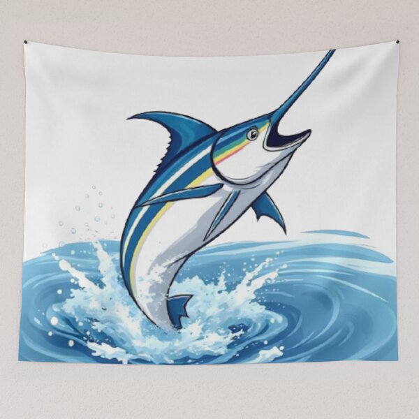 Artikelvorschau, Marlin entworfen und verkauft von Hooked Fishing.