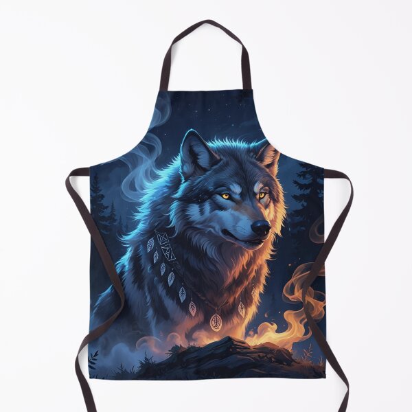 Artikelvorschau, Mystischer Wolf entworfen und verkauft von RisingWolfStudio.