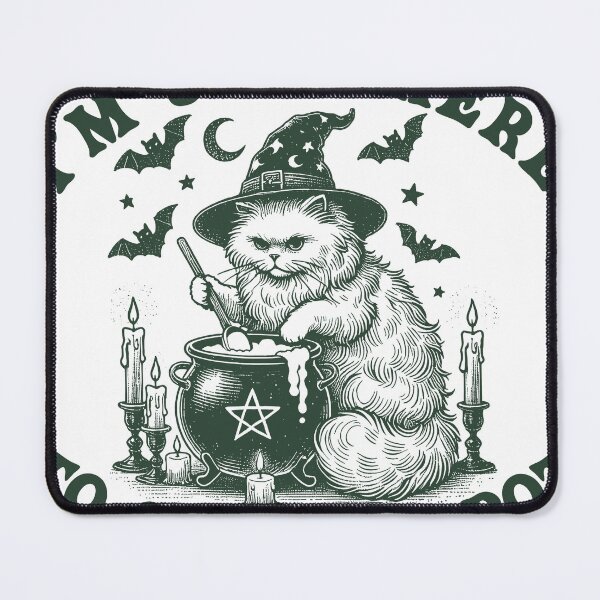 Item preview, Witch Cat " I'm Just Here To Stir the Pot" designed and sold by Lbeck1869.