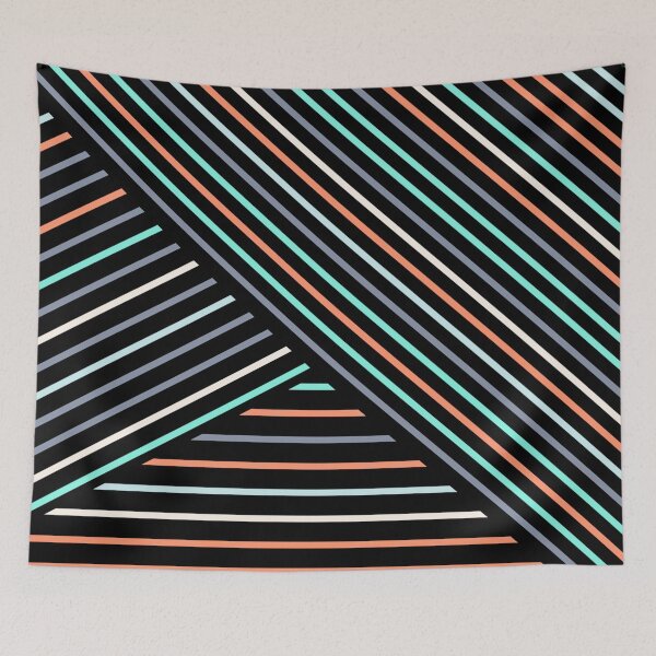Item preview, Abstract Geometric Lines Pattern designed and sold by RudArtAI.