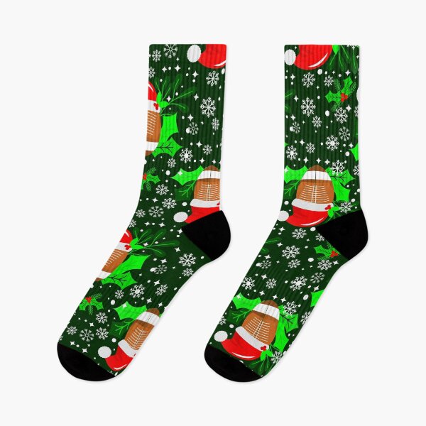 Item preview, ugly christmas football sports santa xmas holly designed and sold by Gossip Rag.