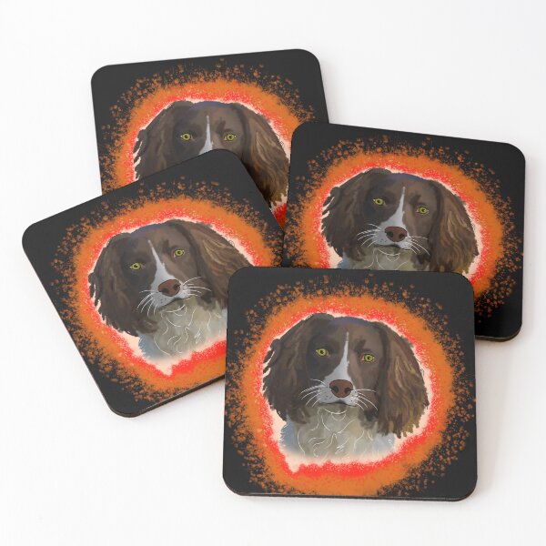 Artikelvorschau, English Springer Spaniel braun, orange Spritzer entworfen und verkauft von DawnCatcher20.