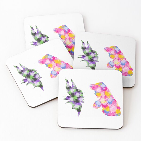 Item preview, Maleficent vs. Aurora splat art designed and sold by HillelahLynn.