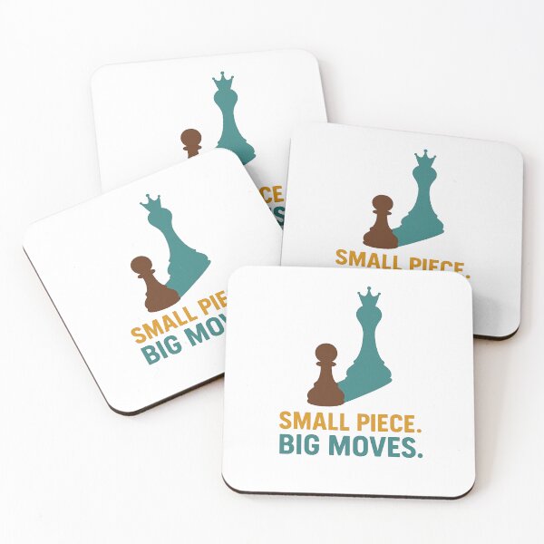Item preview, Small Piece Big Moves - Clever Chess Design for Strategic Thinkers designed and sold by Your Chess Vault.