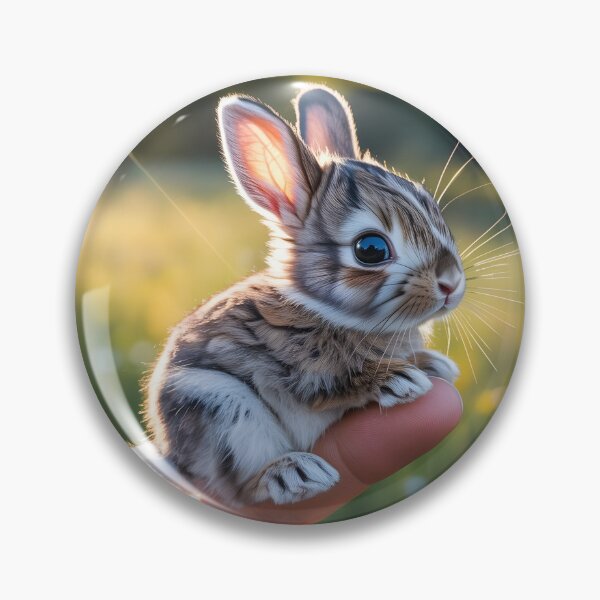 Item preview, Tiny Bunny — Pocket Max Miniature Rabbit on Finger for Animal Lovers designed and sold by JoyMuse.