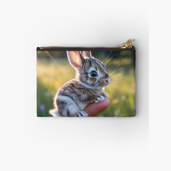 Item preview, Tiny Bunny — Pocket Max Miniature Rabbit on Finger for Animal Lovers designed and sold by JoyMuse.