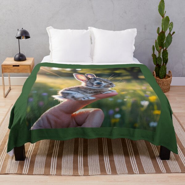 Item preview, Tiny Bunny — Pocket Max Miniature Rabbit on Finger for Animal Lovers designed and sold by JoyMuse.