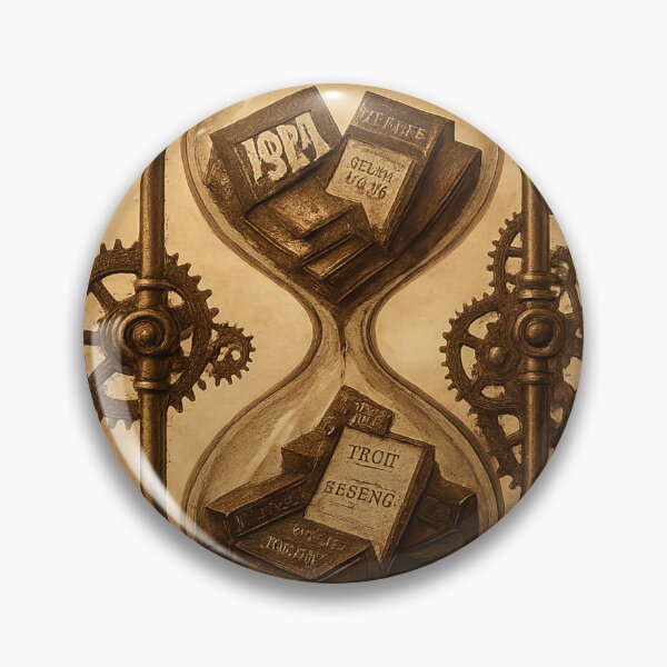 Item preview, Time-Traveling Reader - Bibliophile Hourglass Art designed and sold by TONSNAP.