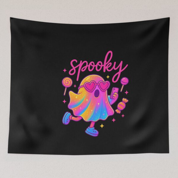 Item preview, Halloween Cute Spooky Ghost Girl Kids  designed and sold by facegm.
