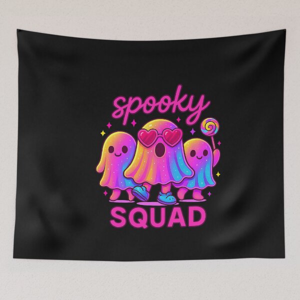 Item preview, Halloween Cute Spooky Squad Ghost Girl Kids designed and sold by facegm.