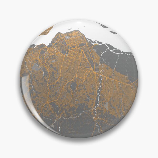 Item preview, Kinshasa City Map of DR Congo  - Bauhaus designed and sold by deMAP.