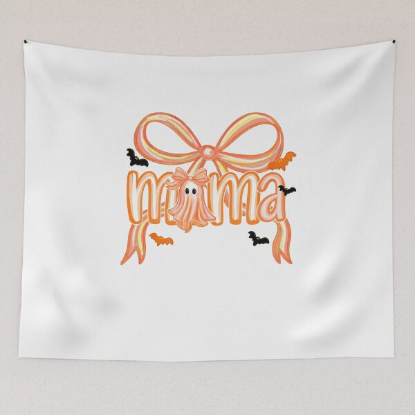 Item preview, Mama Spooky Coquette Bow Halloween Shirt Women Mom designed and sold by facegm.