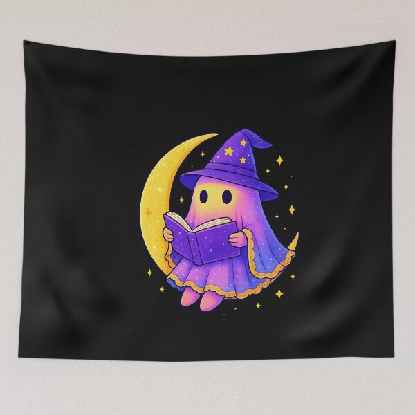 Item preview, Halloween Ghost Reading Book Lover Teacher Kids designed and sold by facegm.