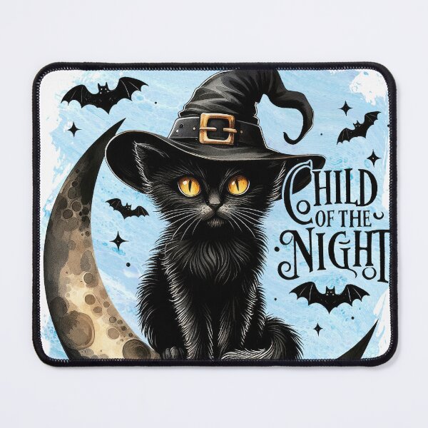 Item preview, Black Cat Child of the Night designed and sold by Eclectic Monkey.