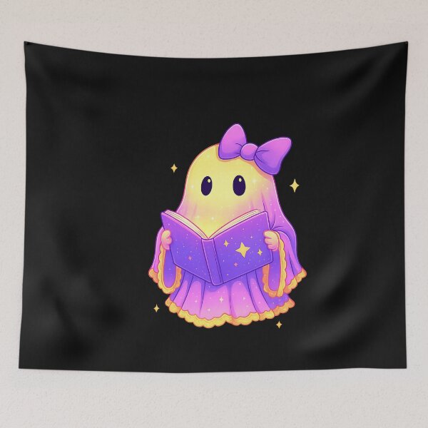 Item preview, Halloween Ghost Reading Book Lover Teacher Kids designed and sold by facegm.