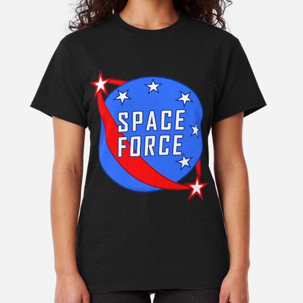 Space Force Logo Red White And Blue Classic T-Shirt