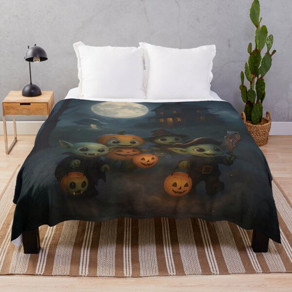 Item preview, Spooky-Cute Hopkinsville Goblins Halloween Candy Raid designed and sold by designs_by_s2.