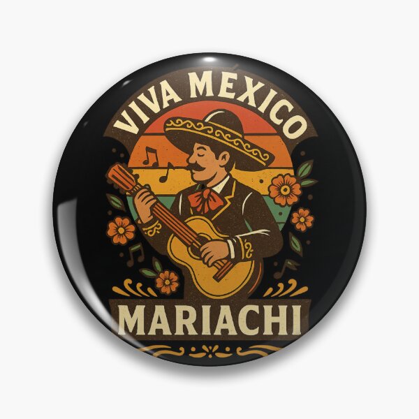 Item preview, Viva Mexico Mariachi Vintage designed and sold by Ahau Designs.