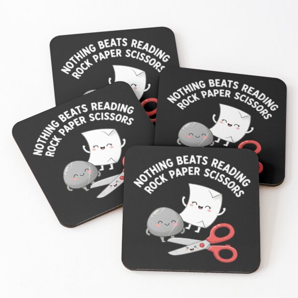 Item preview, Nothing Beats Reading Rock Paper Scissors - Rock,Paper,Scissors Game Quote designed and sold by Bowniko^^.