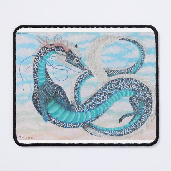 Item preview, Eastern water dragon in the clouds designed and sold by WolfRaven Creations.