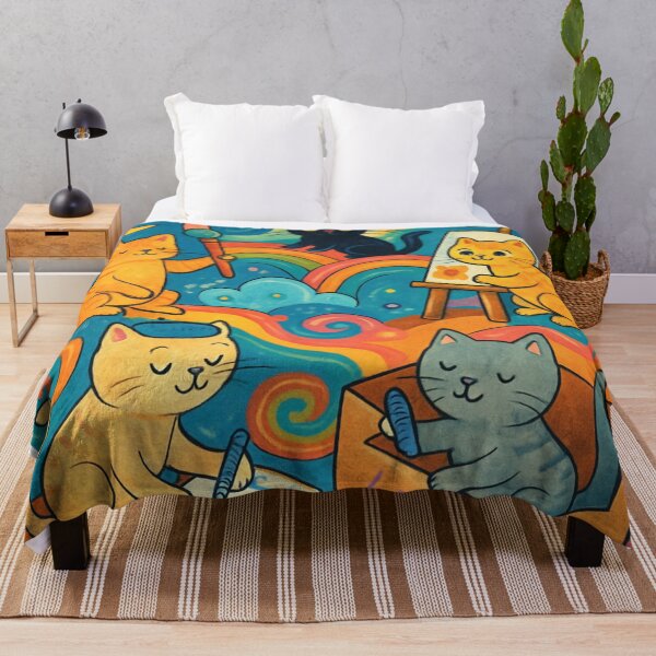 Item preview, Artistic Cats Night In designed and sold by Vision Crafted.