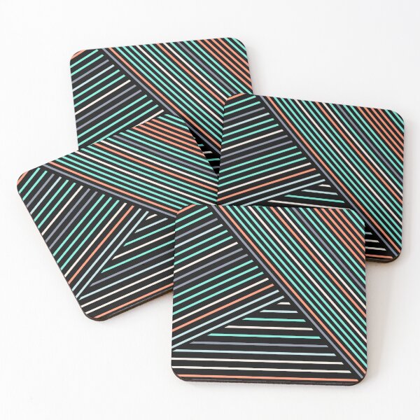 Item preview, Abstract Geometric Lines Pattern designed and sold by RudArtAI.