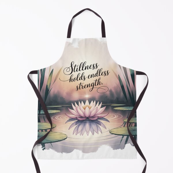 Item preview, Stillness Holds Endless Strength – Lotus Sticker designed and sold by MoodtypeS25.